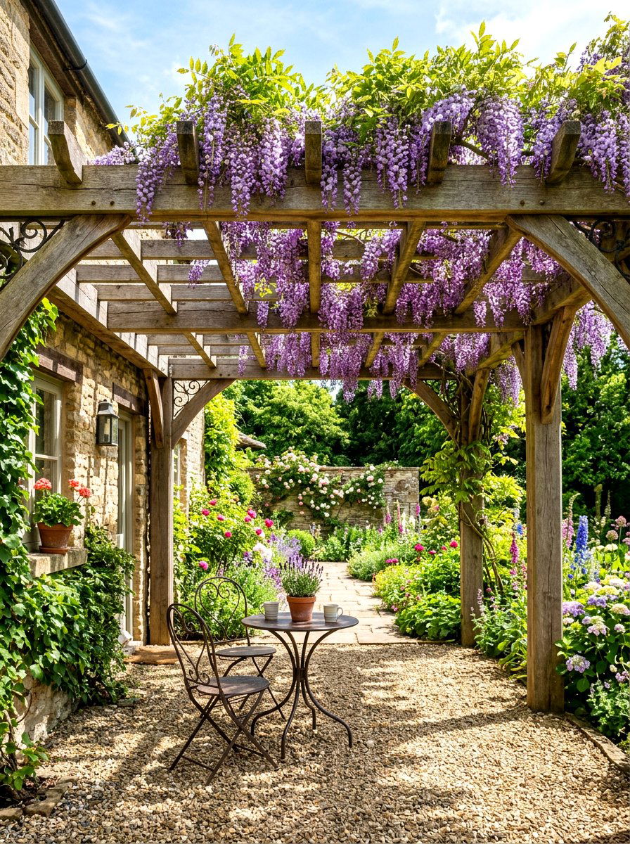 Pergola Style Porch - 30 shed porch ideas