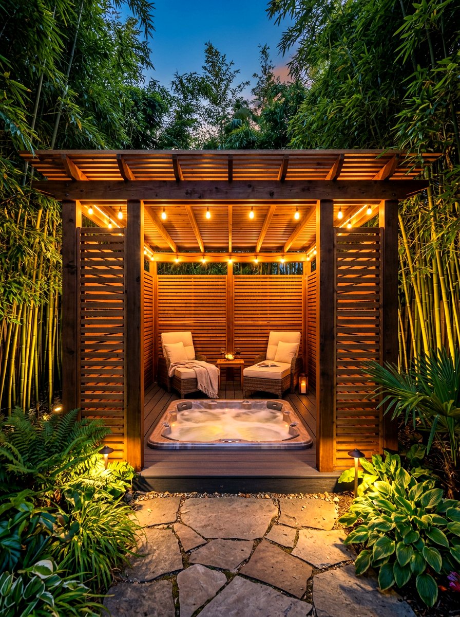 Pergola With Privacy Screens - 30 louvered pergola patio ideas