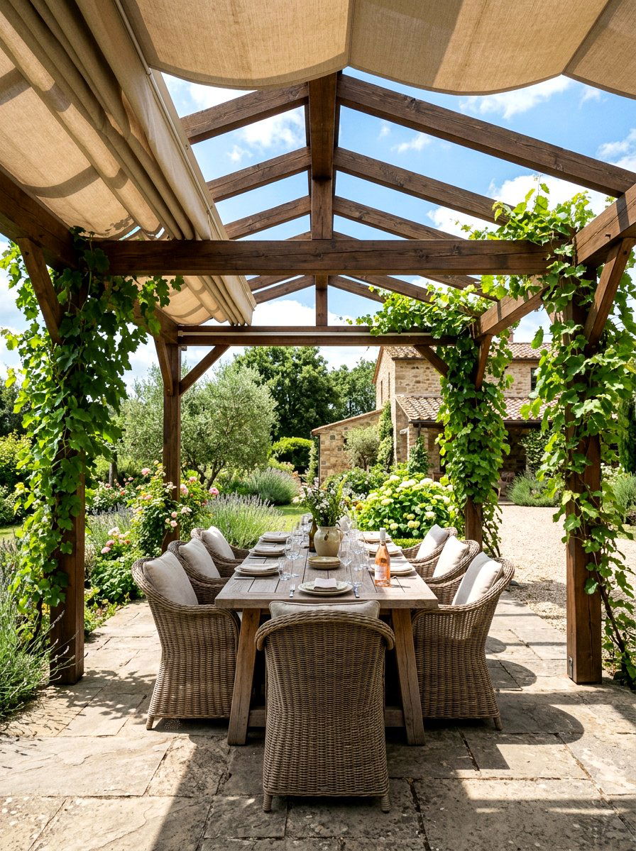 Pergola With Retractable Roof - 30 all weather patio ideas