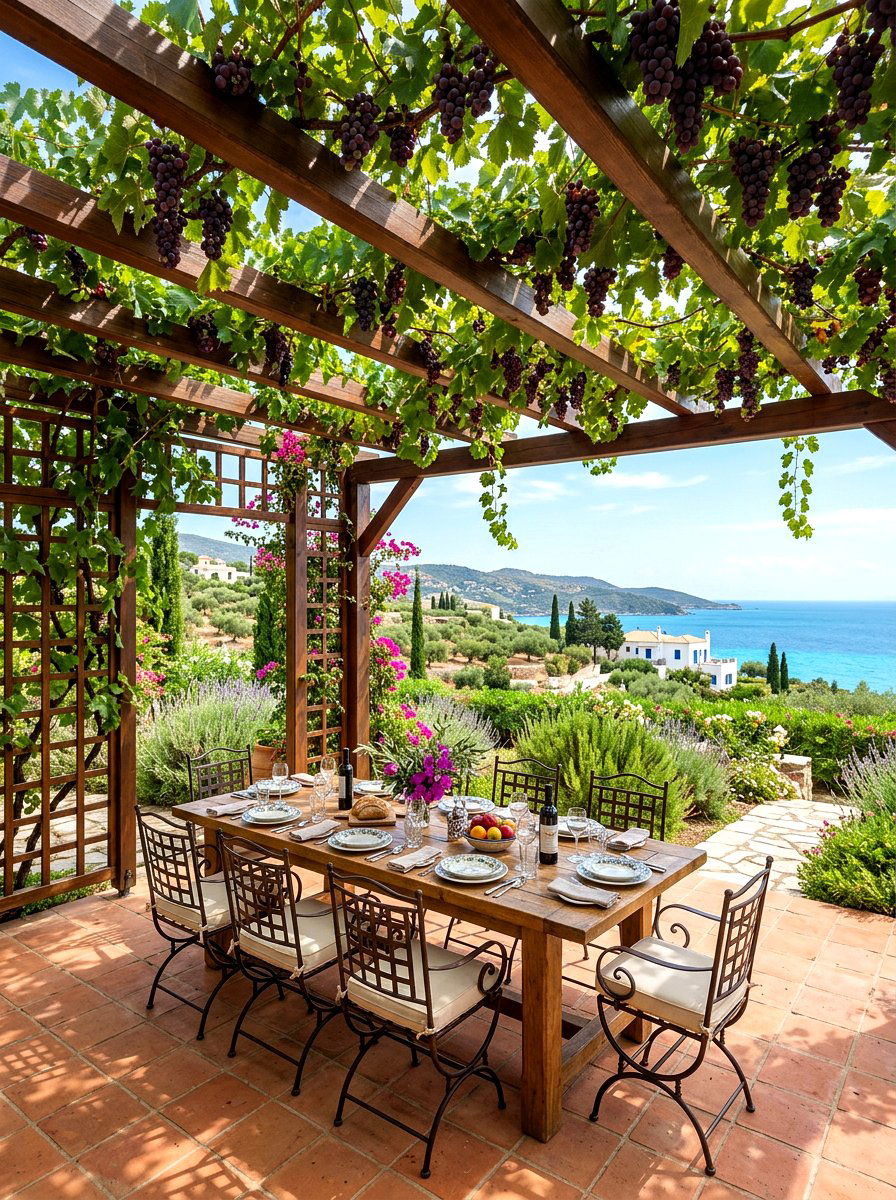 Pergola With Side Trellis - 30 garden trellis ideas