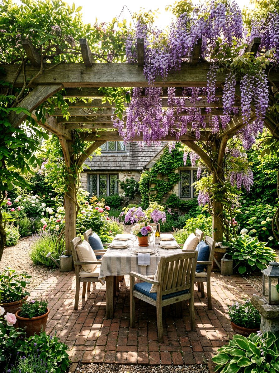 Pergola With Vines - 30 Nancy Meyers garden ideas