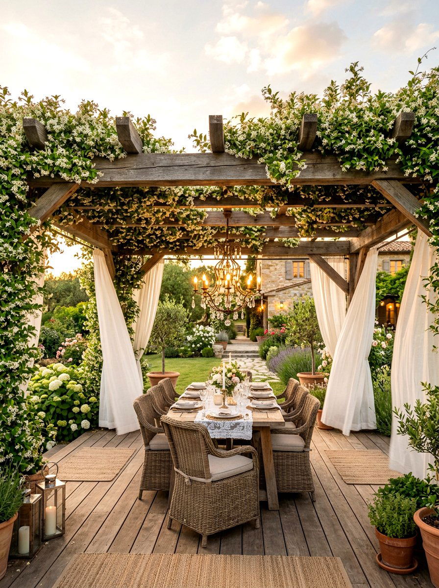 Pergola deck look - 30 sunset deck decor ideas