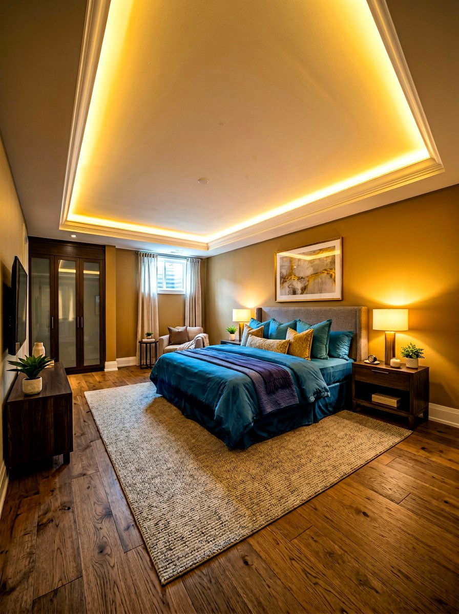 Perimeter Cove Lighting - 30 dark basement lighting ideas