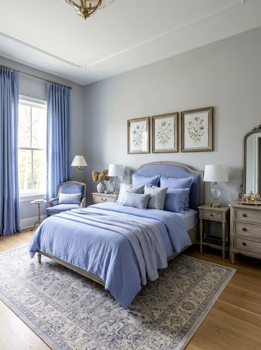 30 Blue and Gray Bedroom Ideas for Modern, Serene Comfort