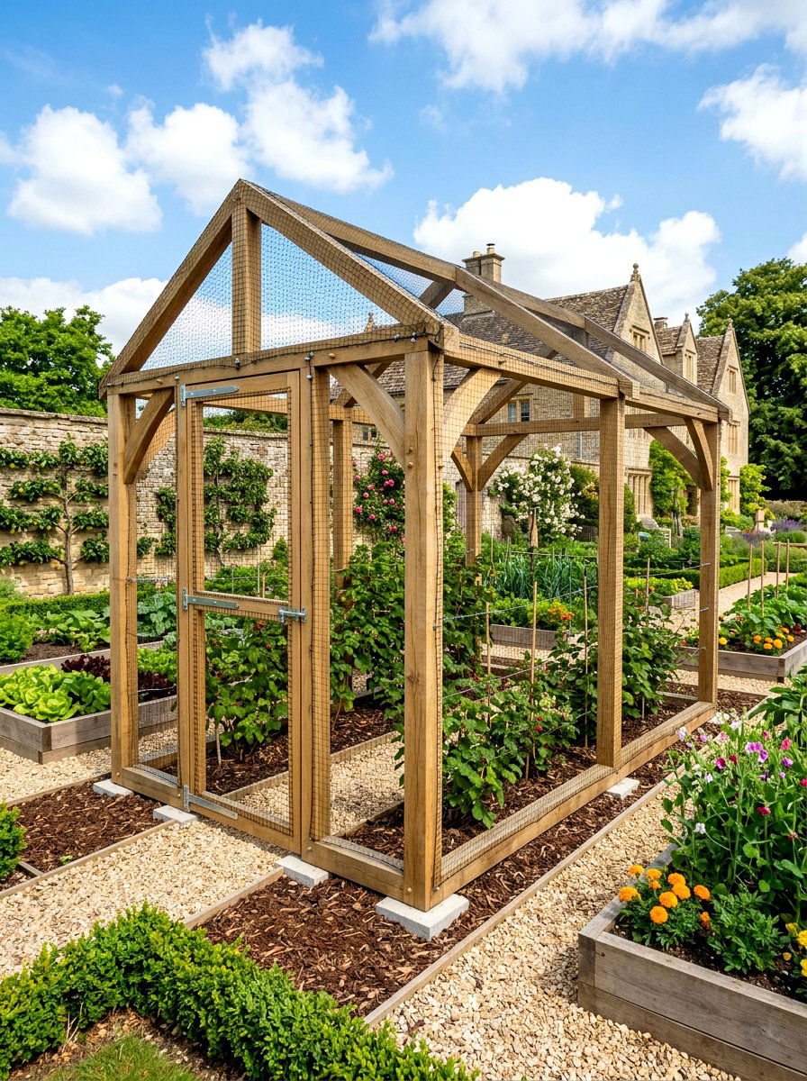 Permanent Fruit Cage - 30 fruit cage ideas