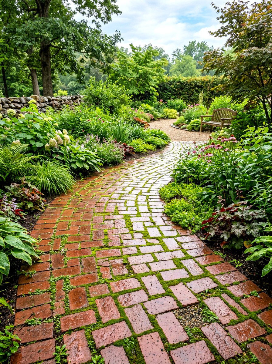 Permeable Brick Paving - 30 brick patio ideas