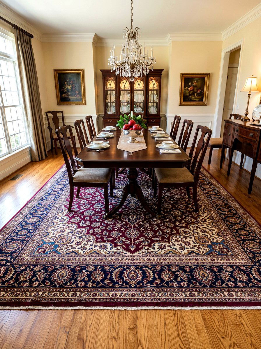 Persian Area Rugs - 30 collected traditional dining room ideas