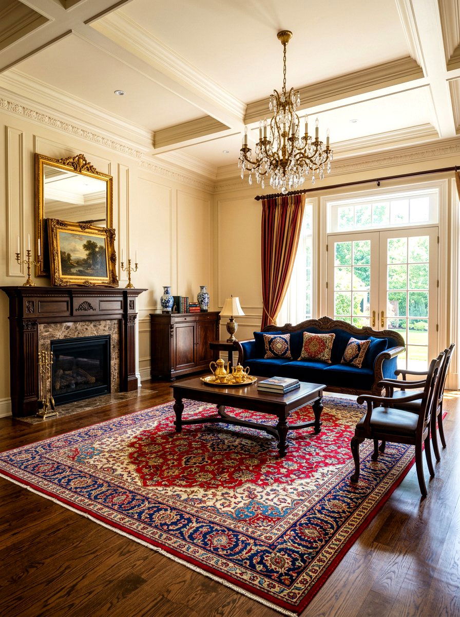 Persian Rug Decor - 30 heritage home decor ideas