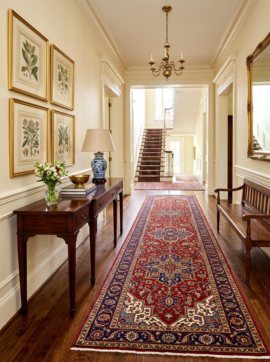 Persian Runner Foyer - 30 antique rug foyer ideas