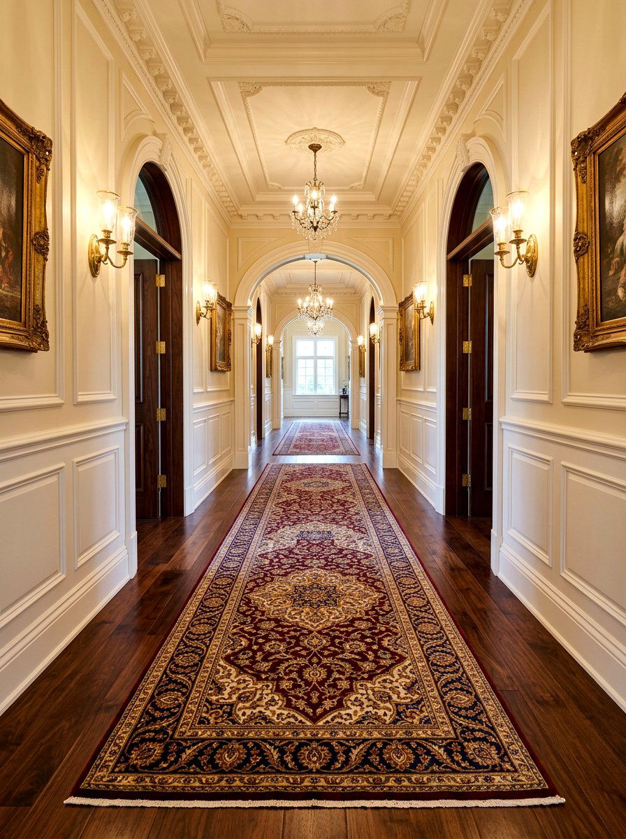 Persian style runner - 30 narrow hallway runner ideas