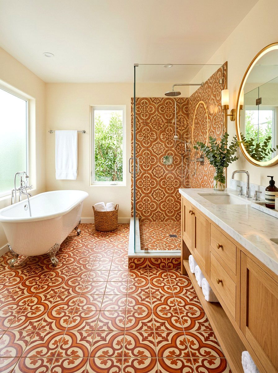 Persimmon Bathroom Floor Tile - 30 persimmon decor ideas