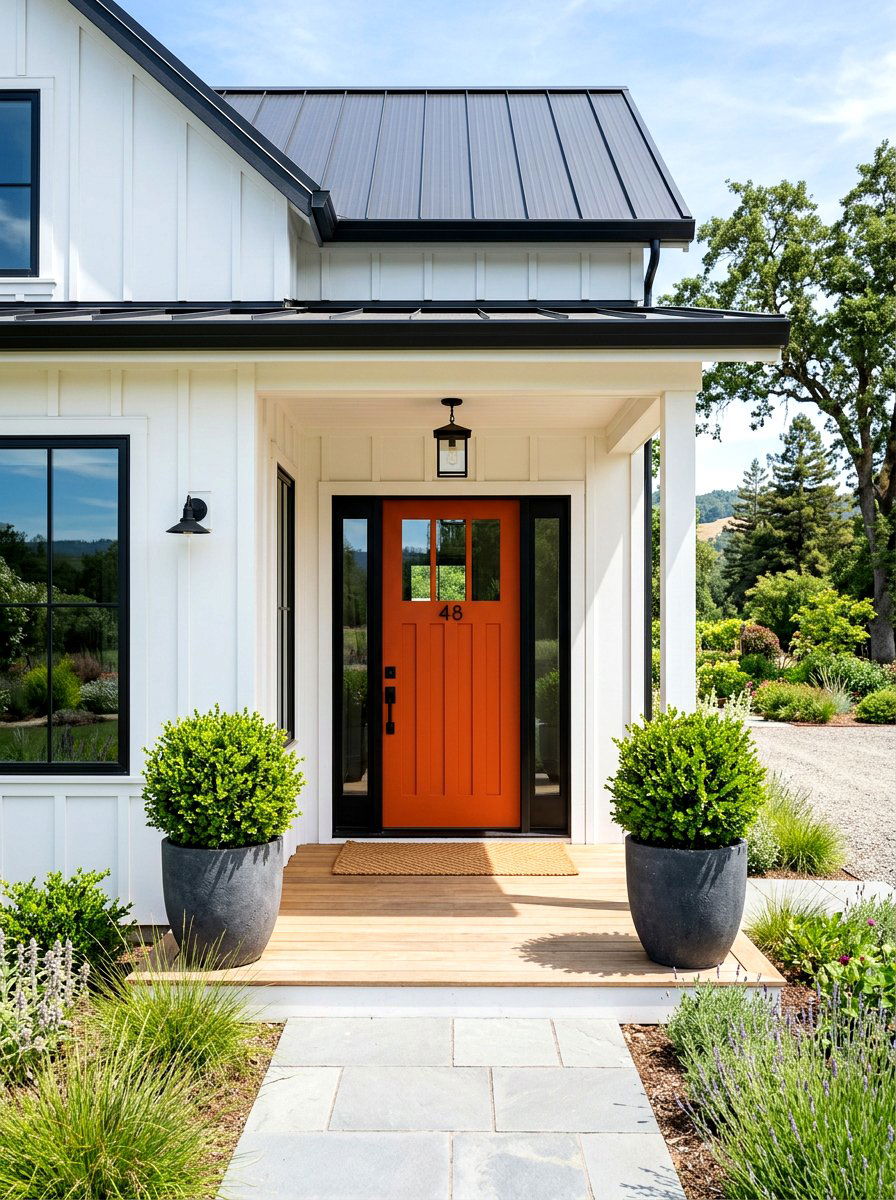 Persimmon Exterior Front Door - 30 persimmon decor ideas