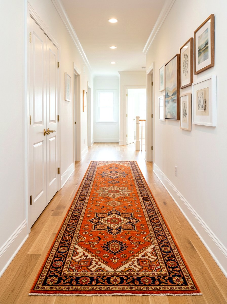 Persimmon Hallway Runner Rug - 30 persimmon decor ideas