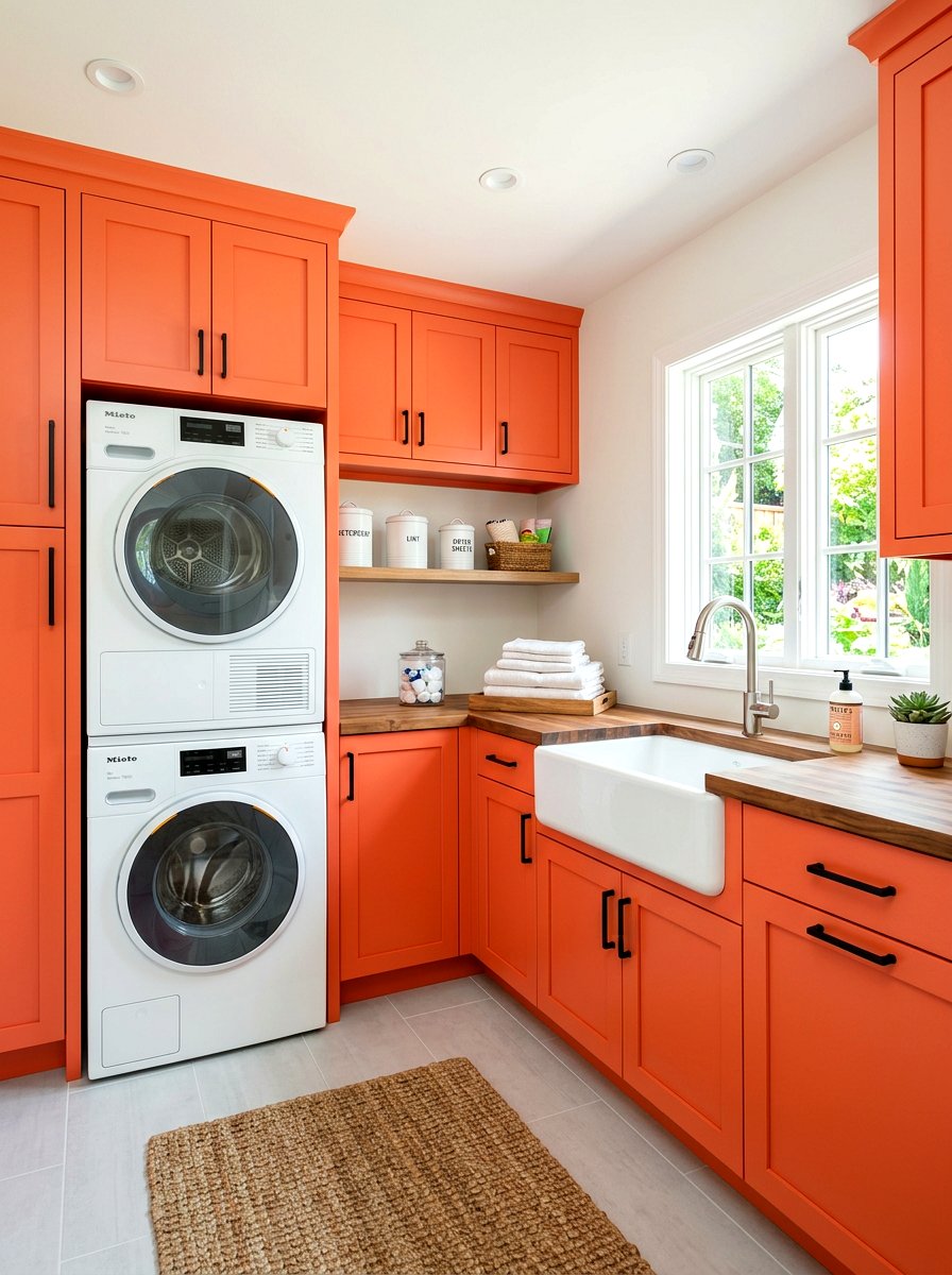 Persimmon Laundry Room Cabinets - 30 persimmon decor ideas