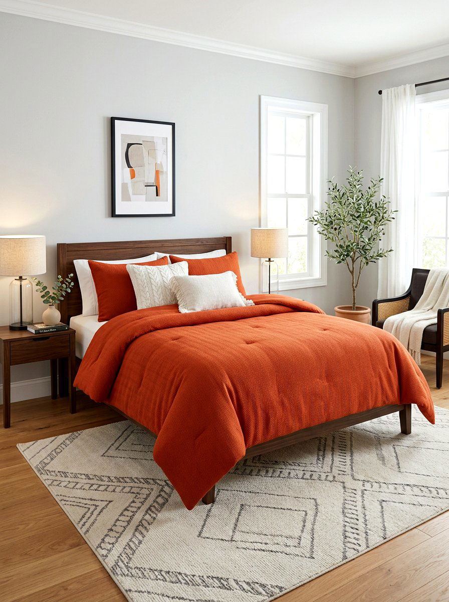 Persimmon Master Bedroom Comforter - 30 persimmon decor ideas