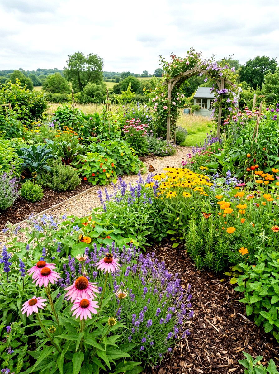 Pesticide free garden - 30 hummingbird oasis backyard ideas