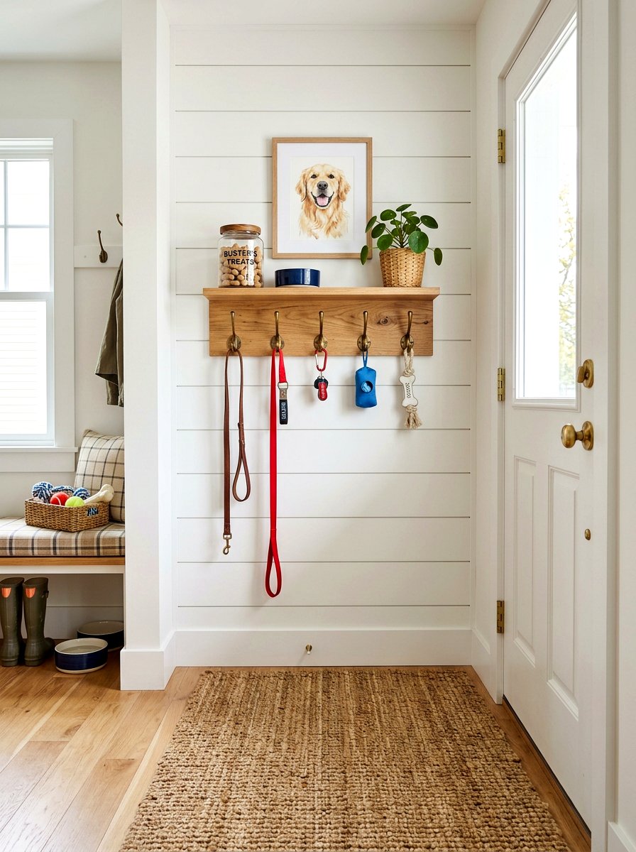 Pet Entryway Station - 30 mini mudroom apartment ideas