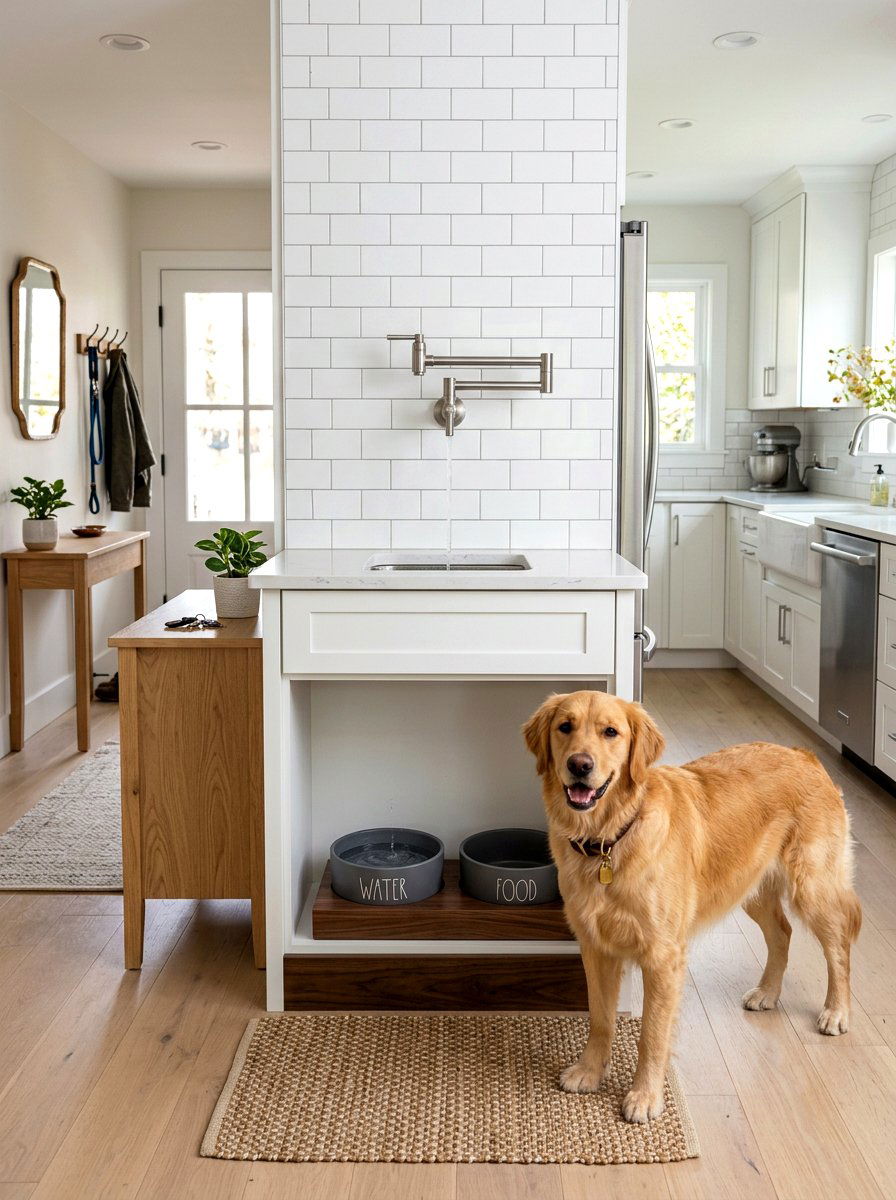 Pet Feeding Station With Faucet - 30 entryway pet station ideas