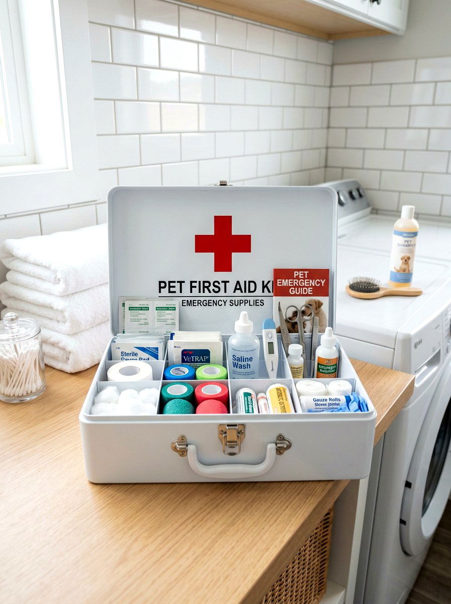 Pet First Aid Box - 30 stylish pet storage ideas