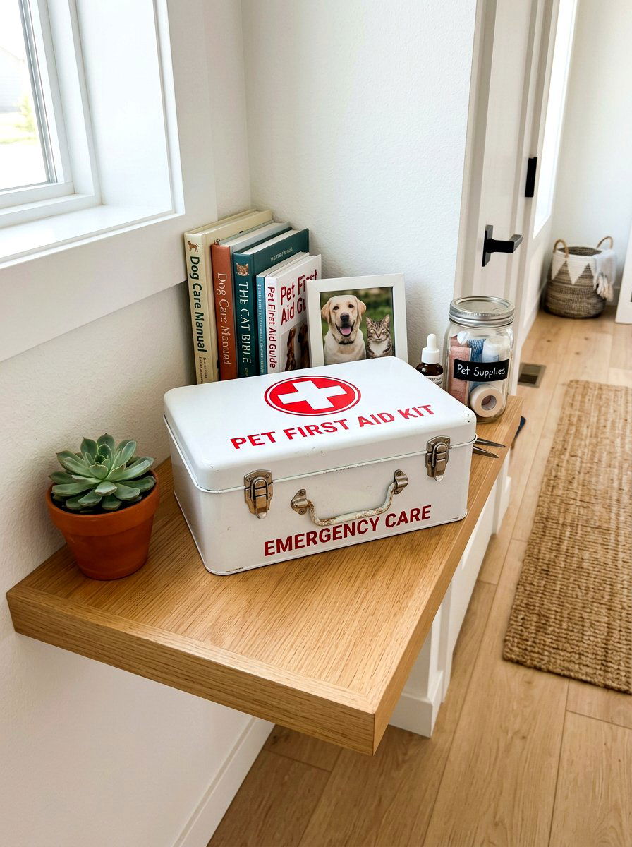 Pet First Aid Kit Box - 30 organizing pet supplies ideas