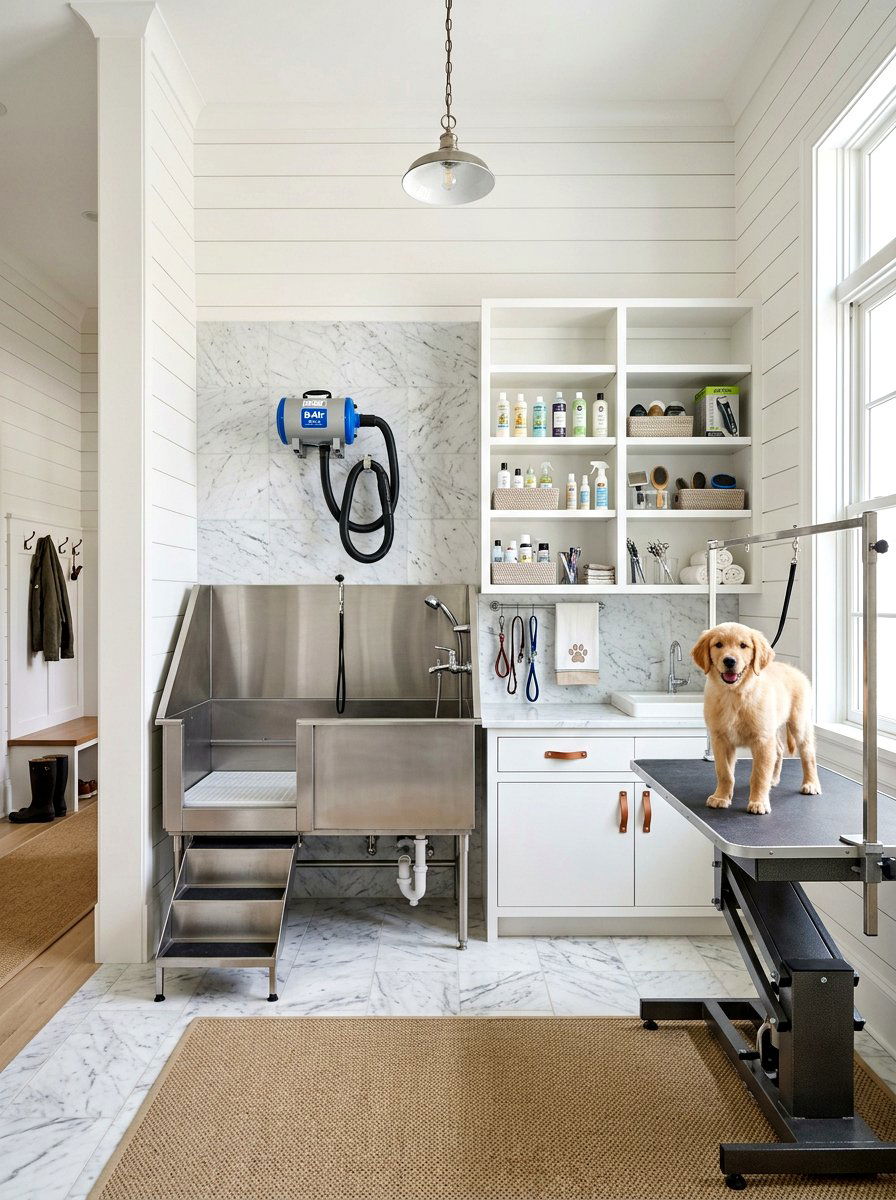 Pet Grooming Station Mudroom - 30 mudroom pet station ideas aesthetic