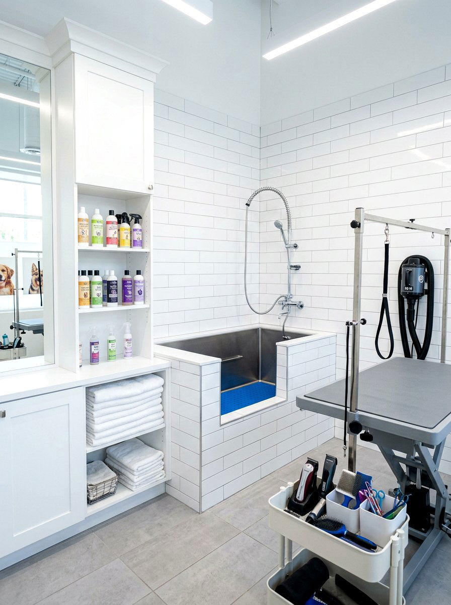 Pet Grooming Station - 30 hobby rich home ideas