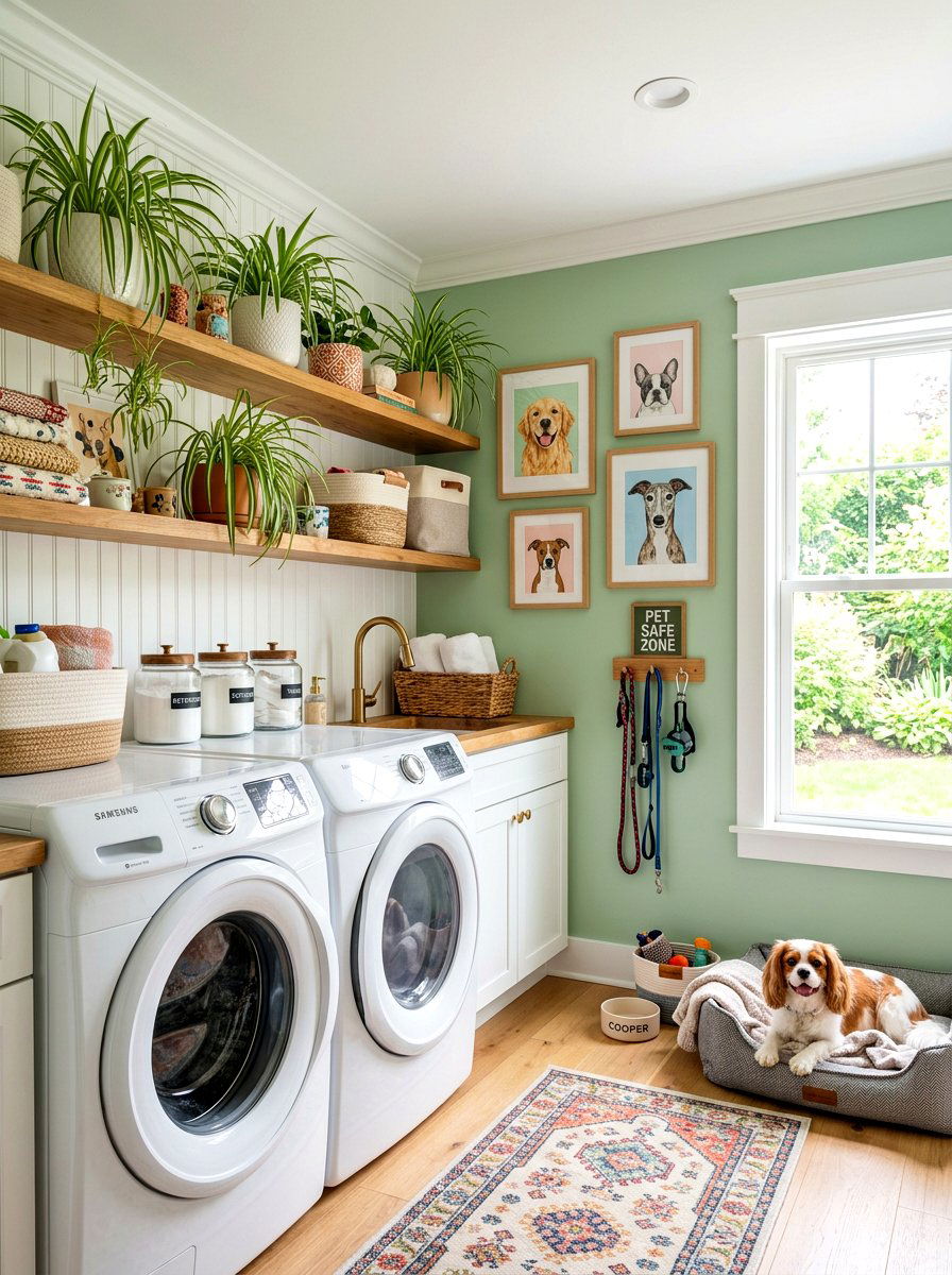 Pet safe decor - 30 pet laundry room ideas