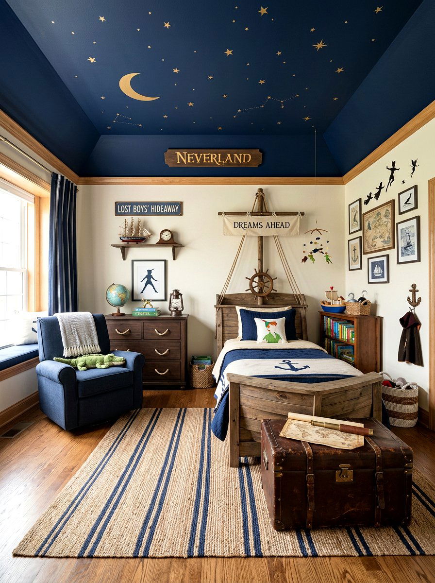 Peter Pan Neverland Nursery - 30 storybook nursery ideas