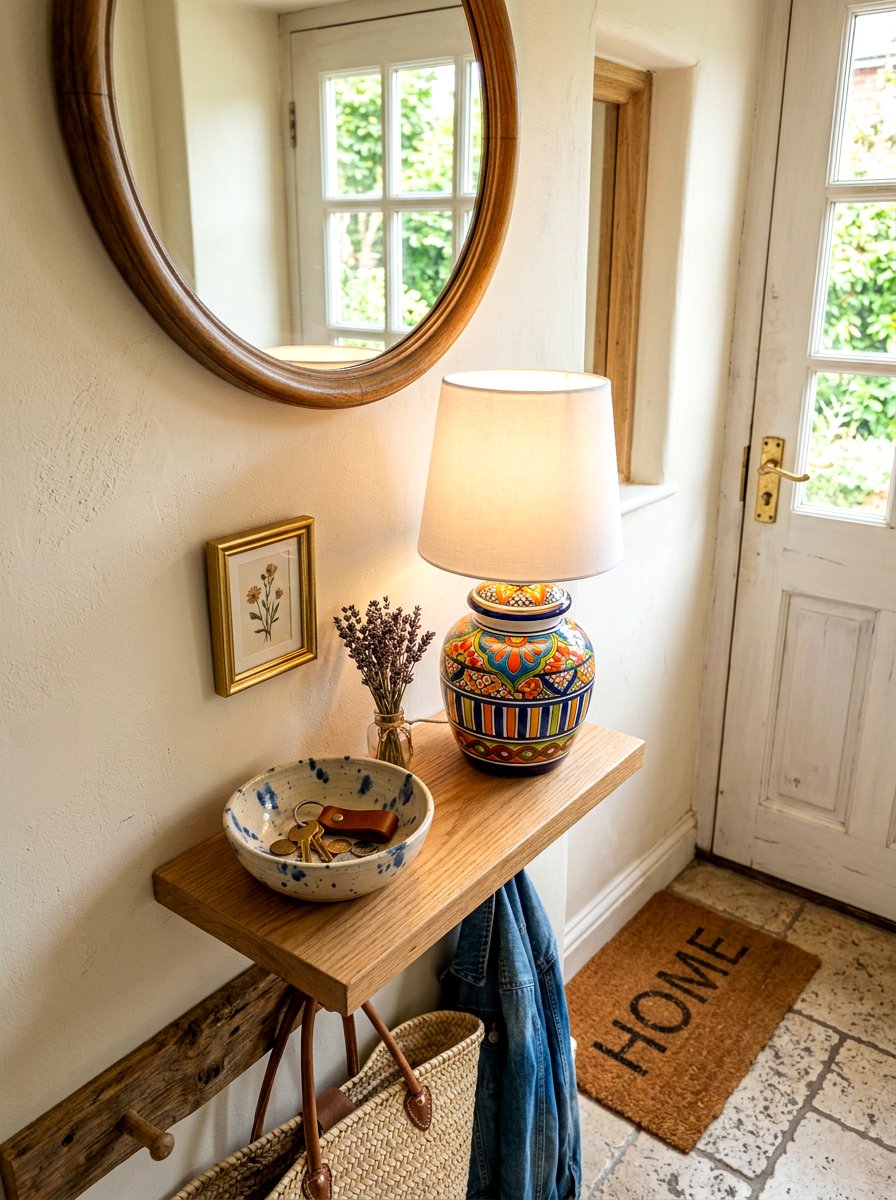 Petite Accent Lamp - 30 foyer lamp styling ideas