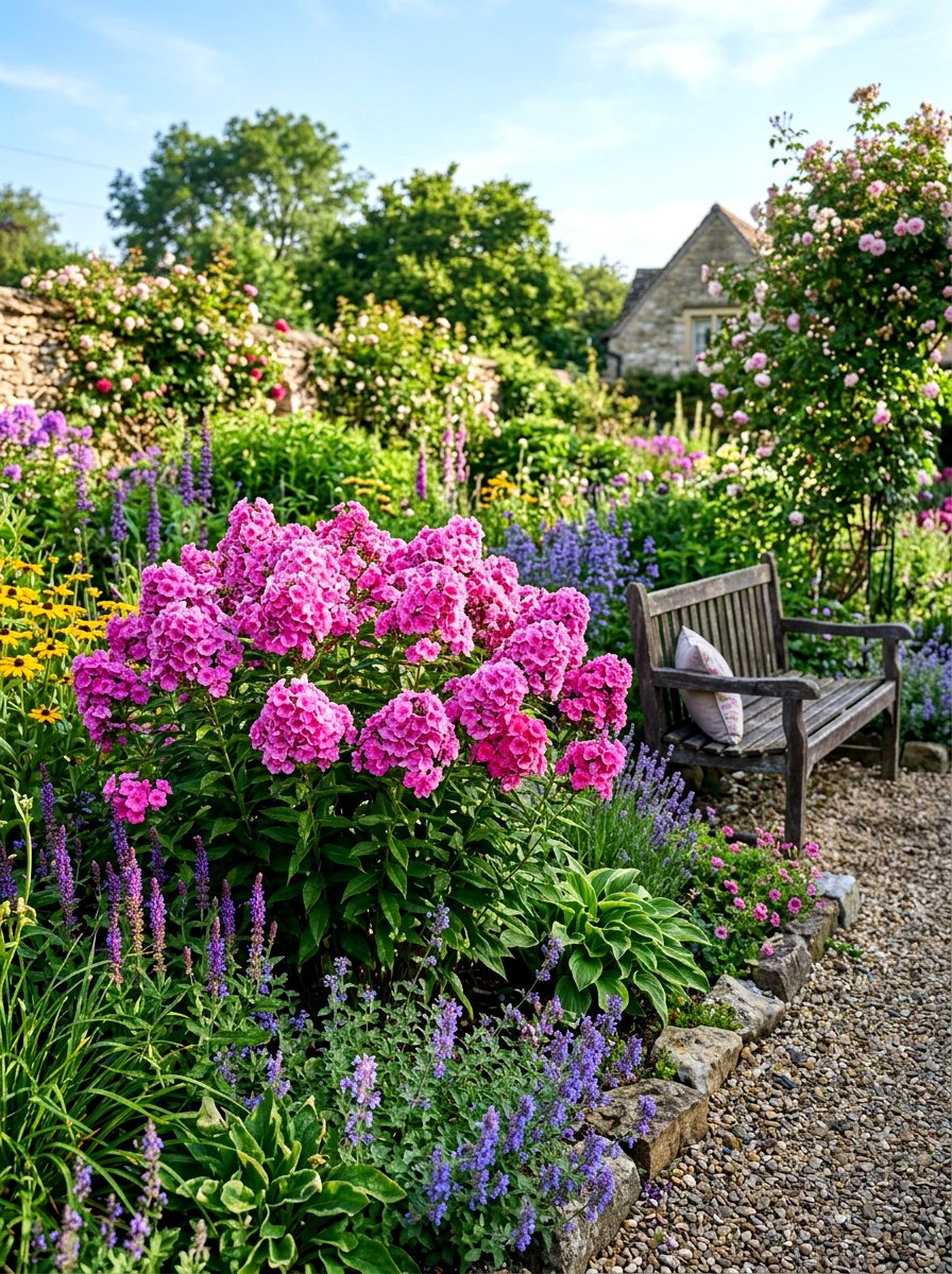 Phlox Summer Bloom - 30 butterfly garden ideas