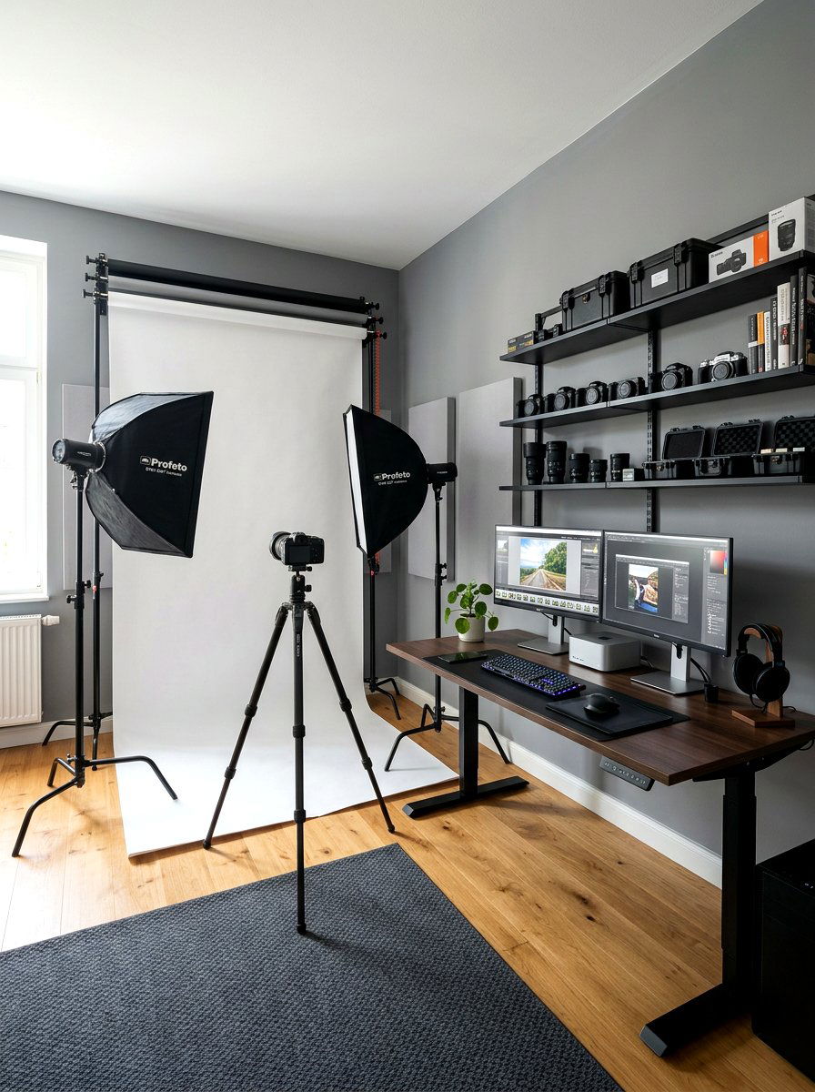 Photography Home Studio - 30 masculine home studio ideas