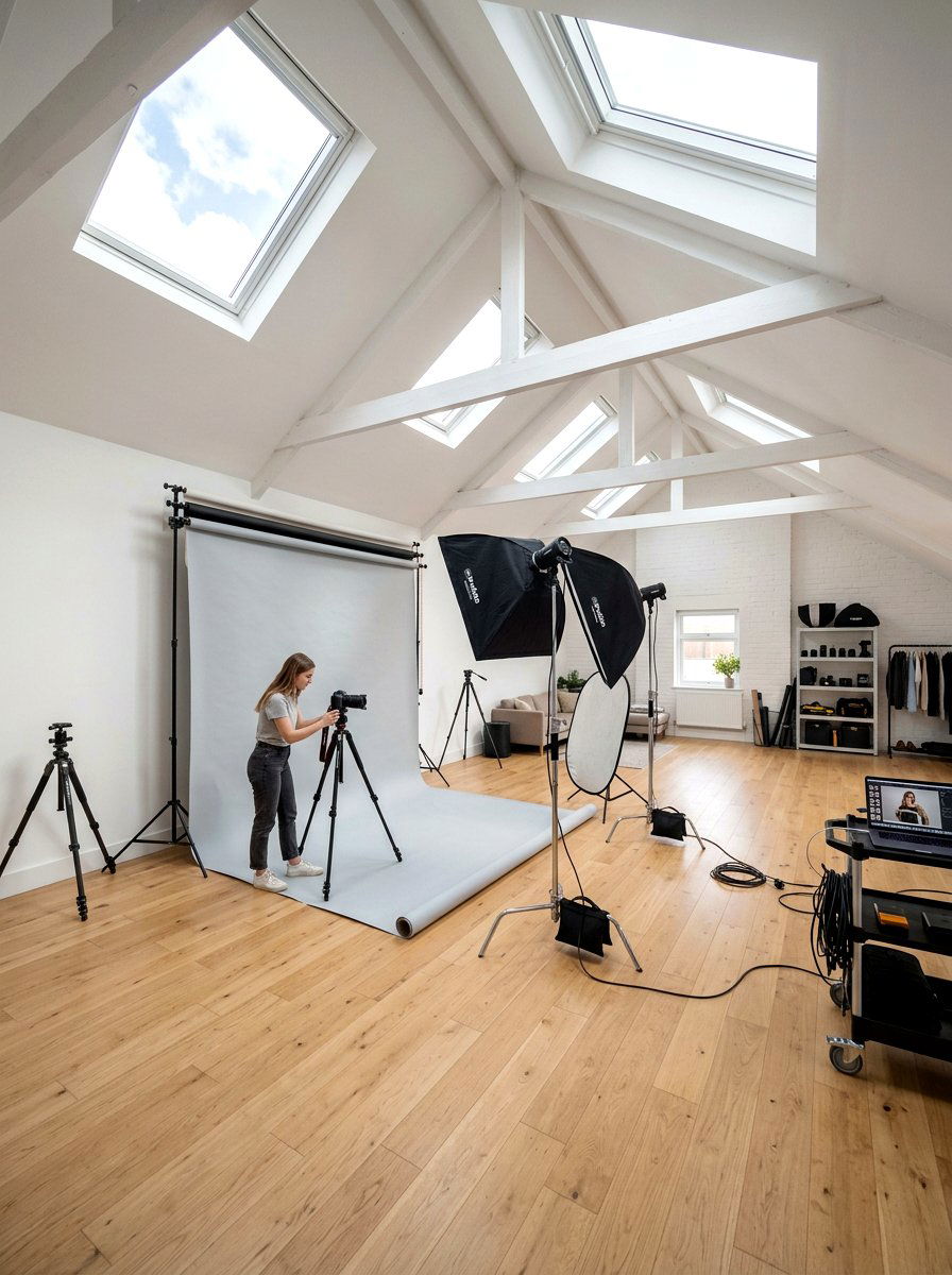 Photography Studio Attic - 30 attic studio ideas