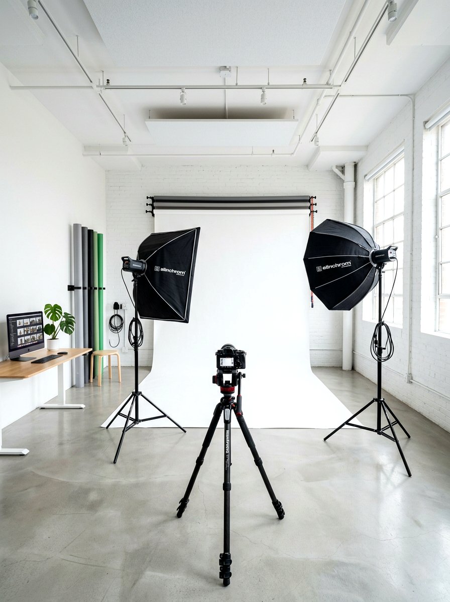 Photography Studio - 30 garage hobby room ideas