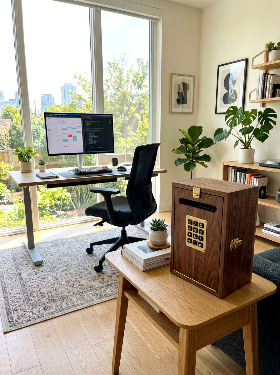 Physical Phone Lockbox - 30 friction maxxing office ideas