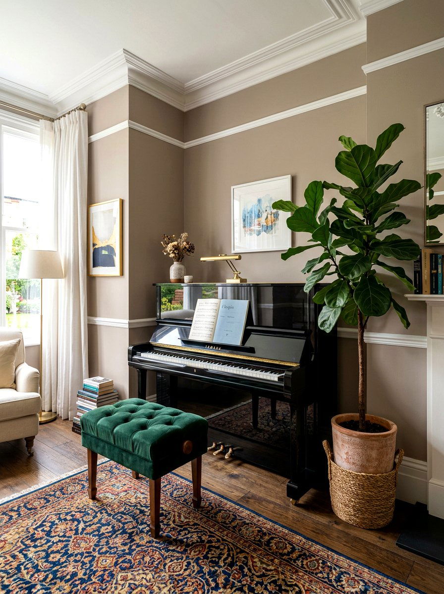 Piano Corner - 30 awkward corner ideas