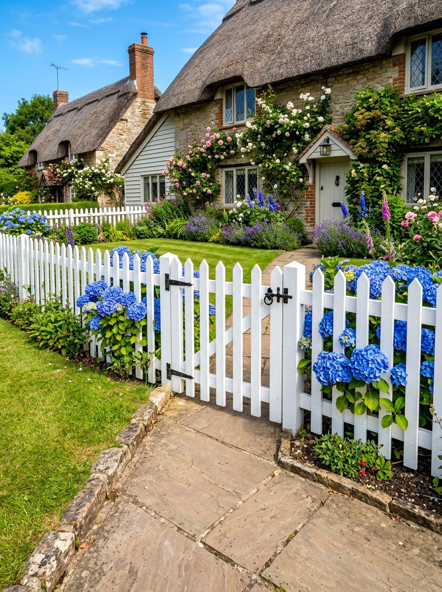 Picket Fence Enclosure - 30 trash bin screen ideas