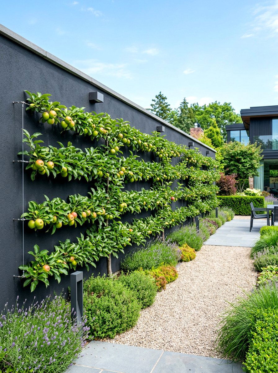 Picket Fence Flower Wall - 30 modern vertical garden ideas