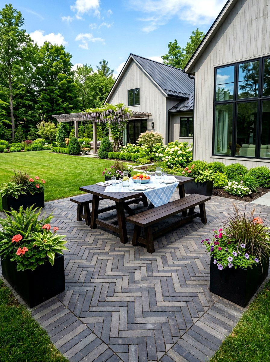 30 Picnic Table Patio Ideas for Summer Gatherings in Style - Suite 101