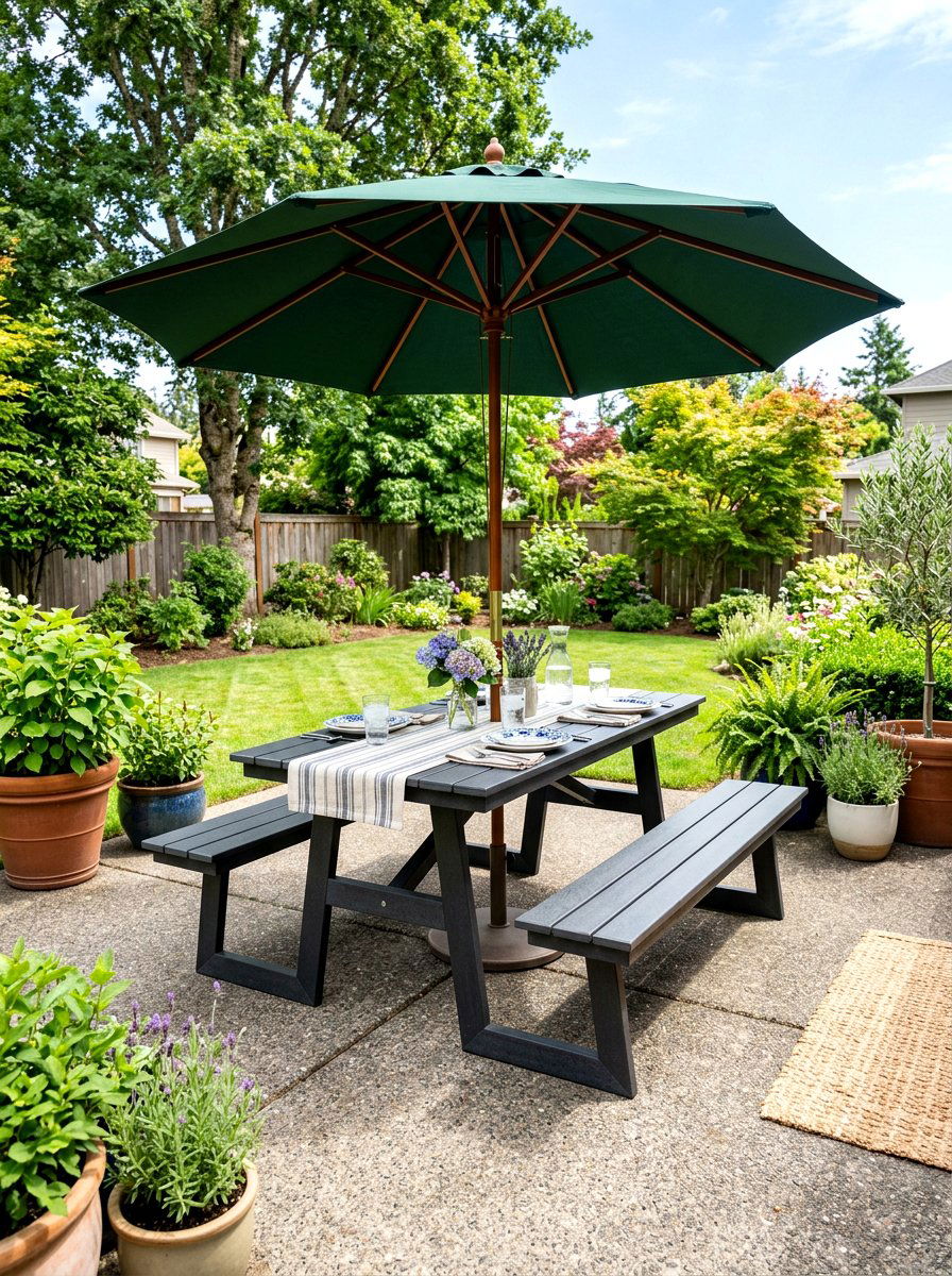 Picnic Table Set - 30 backyard furniture ideas