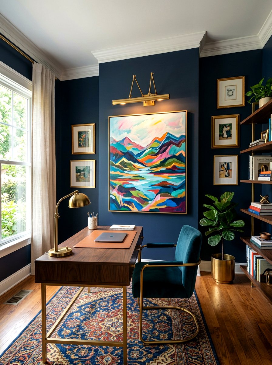 Picture Frame Light - 30 home office lighting ideas