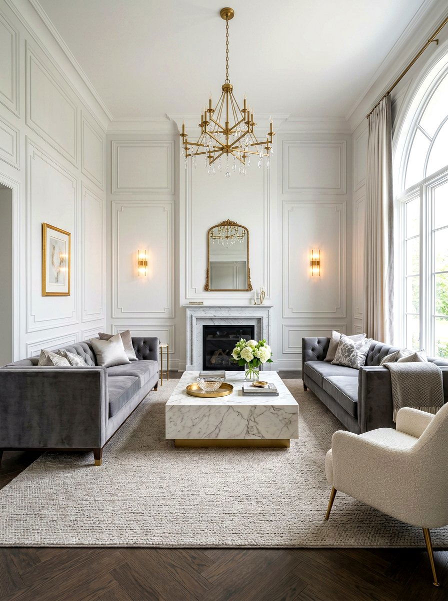 Picture Frame Molding Living Room - 30 wall panel molding ideas