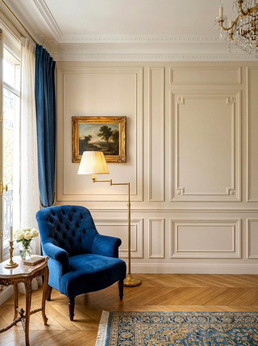 Picture Frame Molding Wall - 30 accent wall ideas
