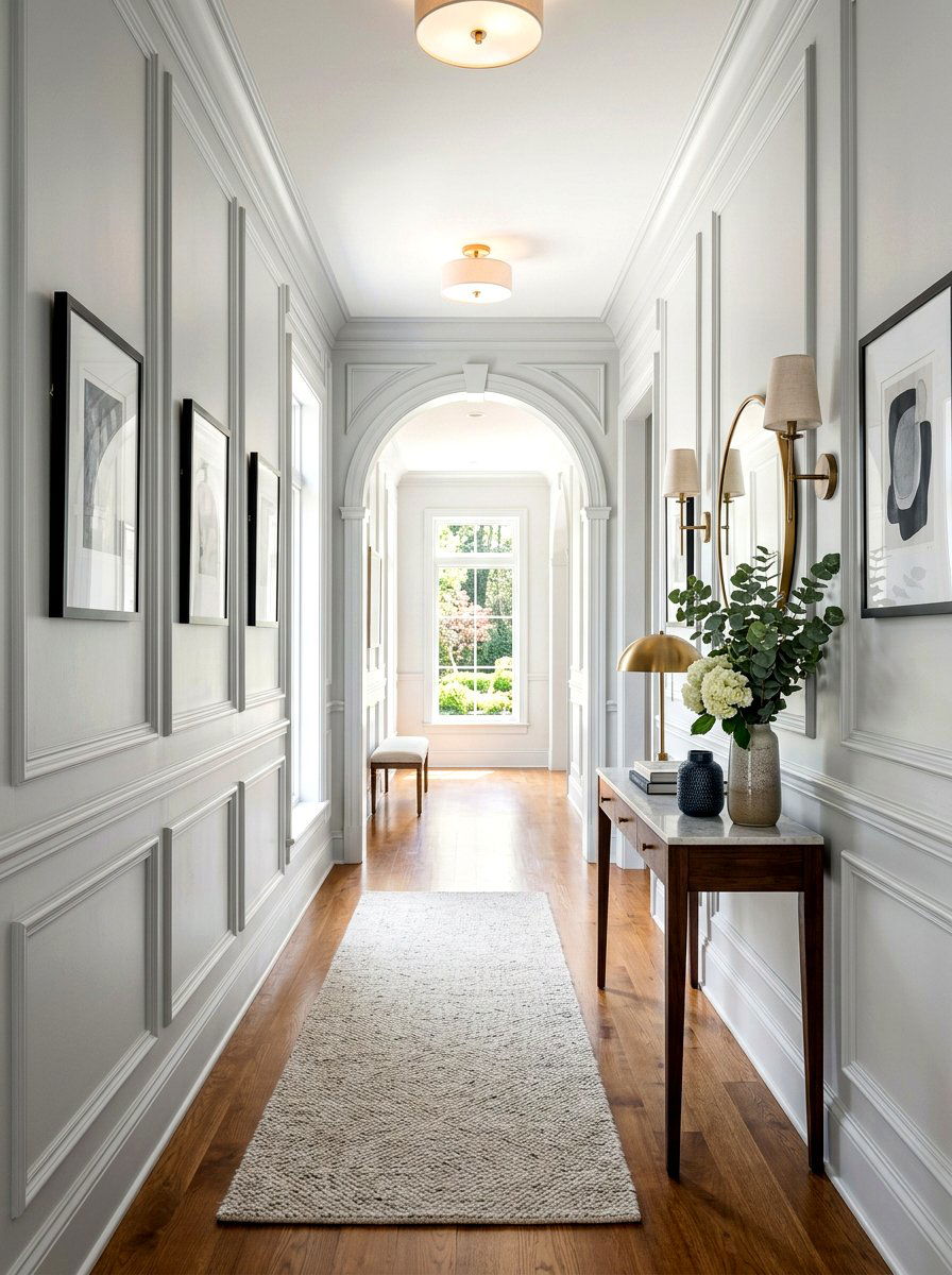Picture Frame Wall Molding - 30 half wall paneling ideas
