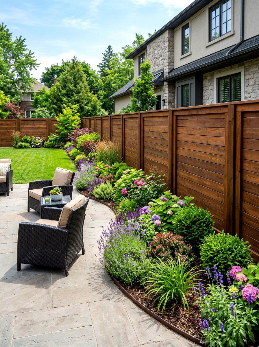 Picture Frame Wood Fence - 30 wooden fence ideas