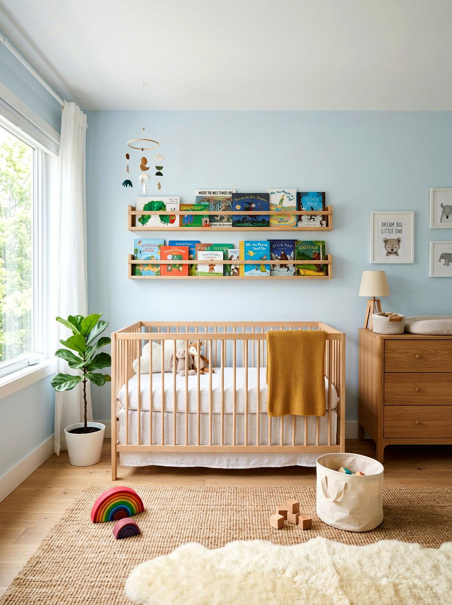 Picture Ledge Shelf - 30 reusable storage ideas