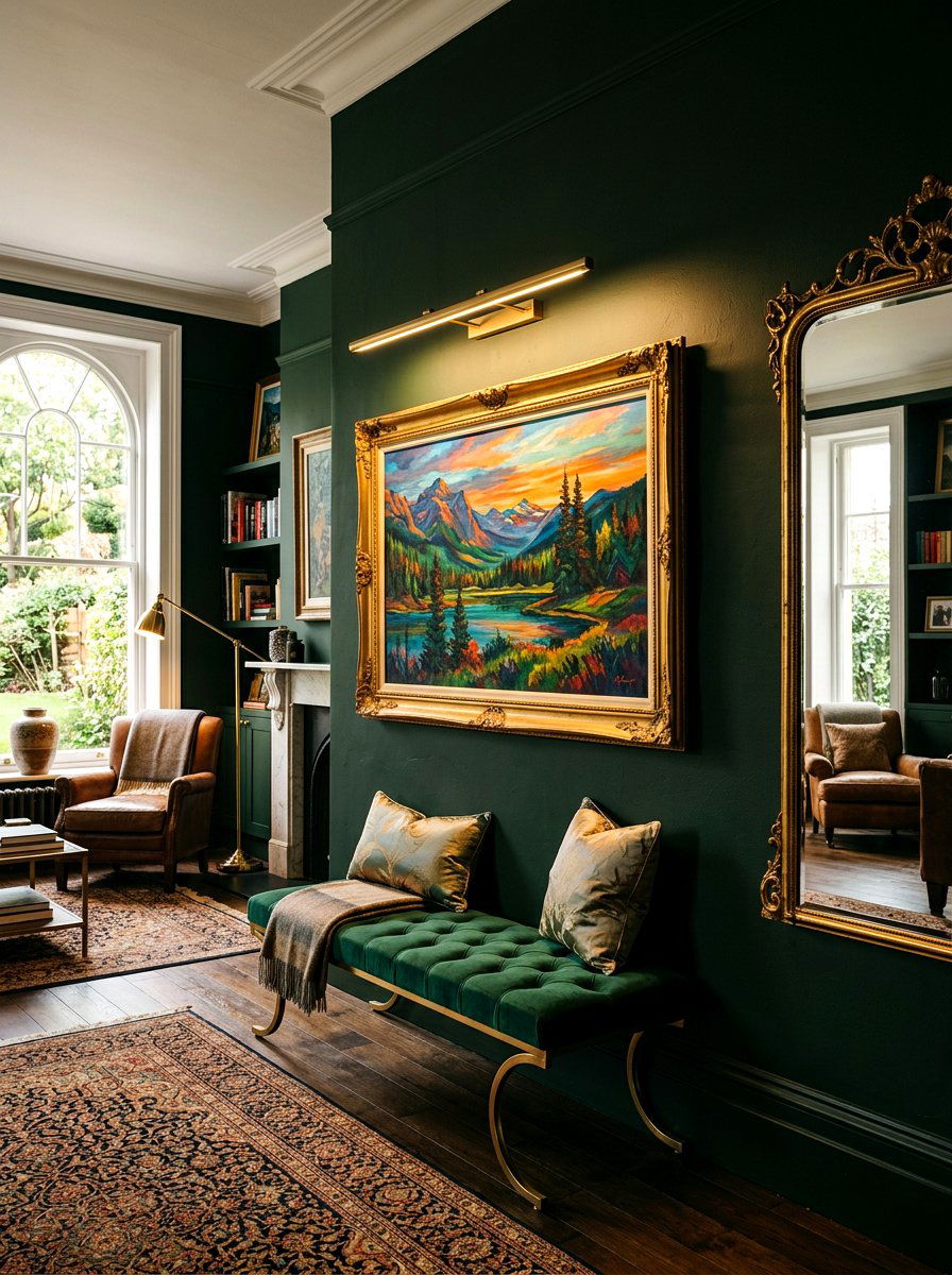 Picture Light For Art - 30 living room lighting ideas
