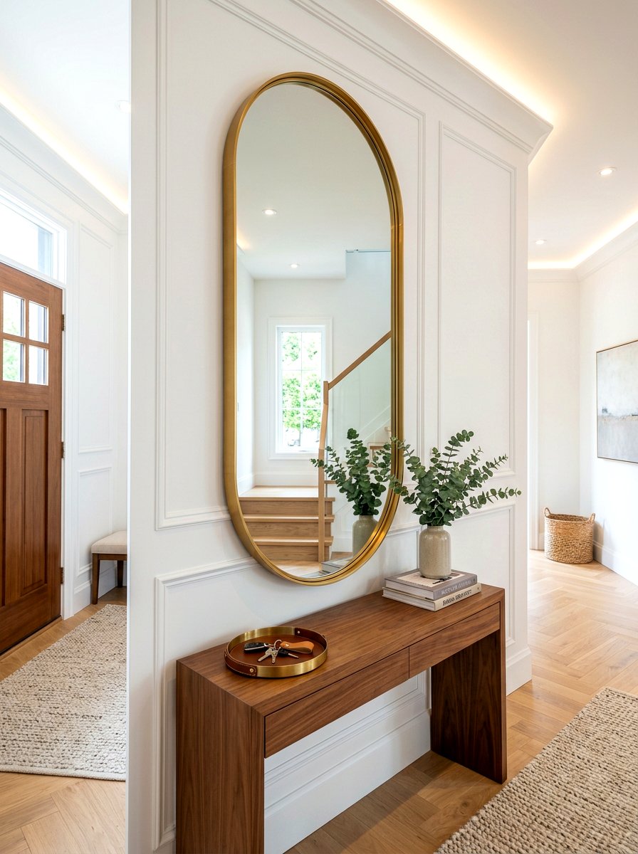 Pill Shaped Mirror - 30 rounded furniture ideas