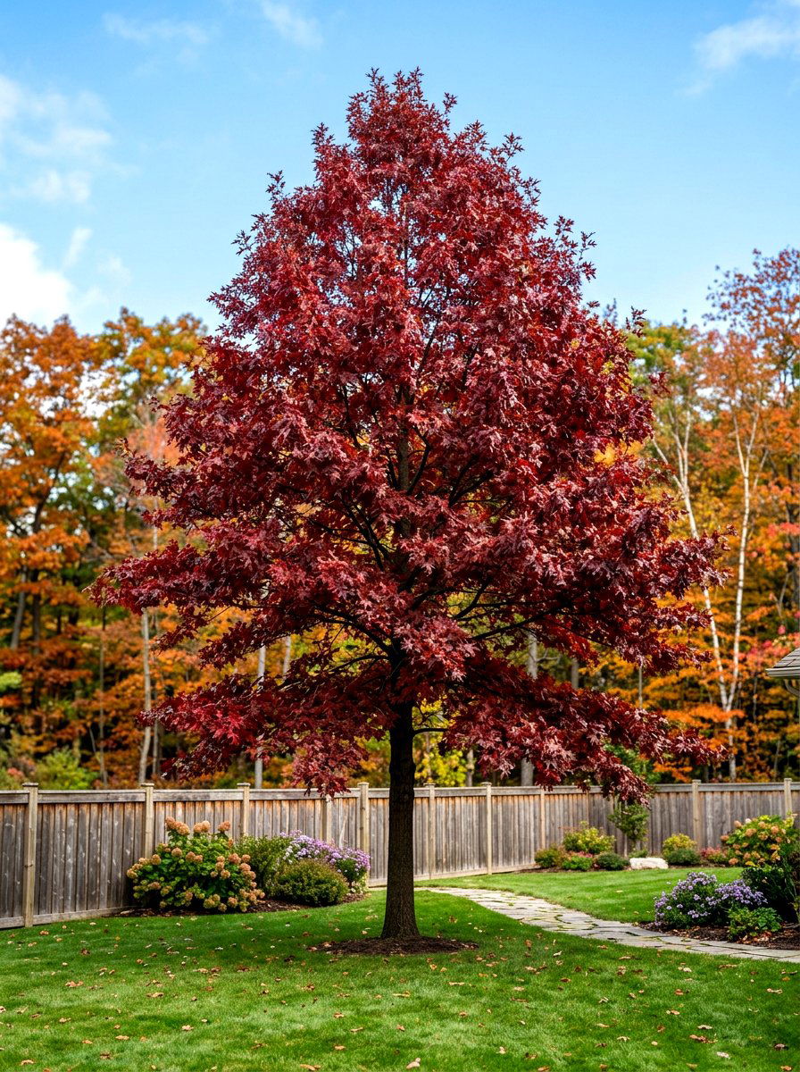 Pin Oak Tree - 30 backyard shade tree ideas