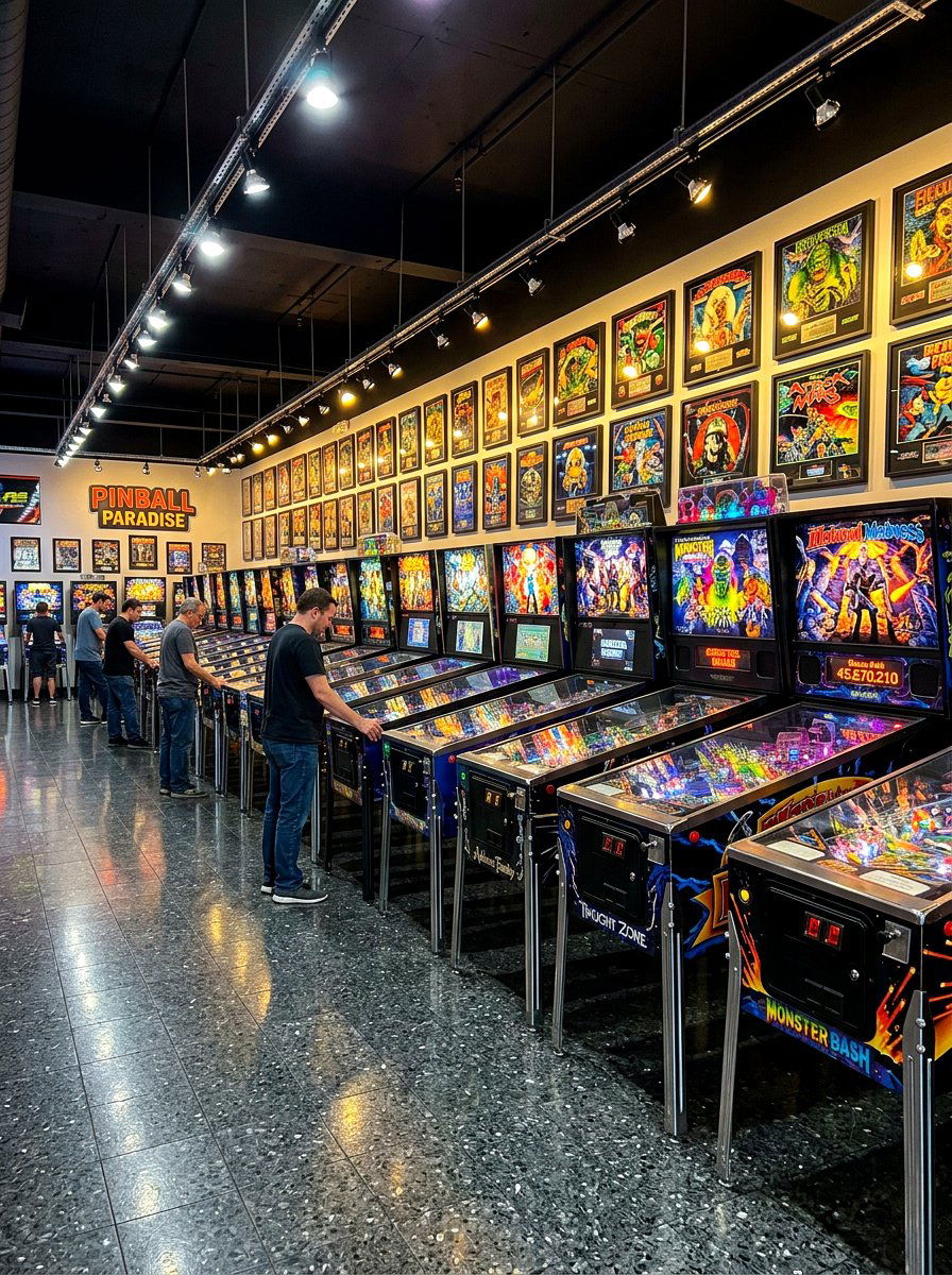 Pinball Room Setup - 30 arcade room ideas