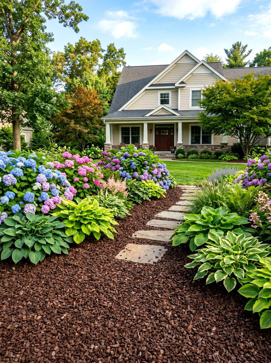 30 Front Yard Mulch Ideas to Upgrade Soil and Beauty Fast